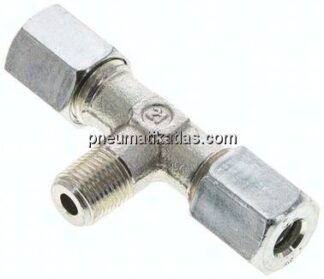 T-Schneidringverschraubung R 1/8"-6 L (M12x1,5), Stahl verzinkt