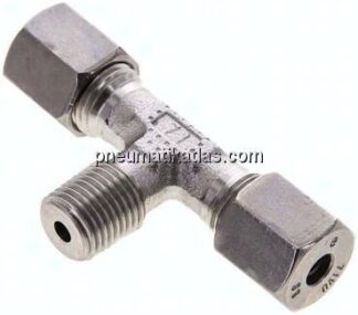 T-Schneidringverschraubung R 1/4"-6 S (M14x1,5), 1.4571