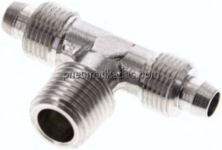 T-Gewindestück R 1/4"-8x6mm, 1.4404 ohne Muttern