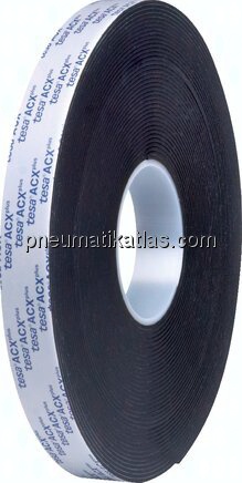 Tesa ACX, 12 mm / 25 mtr., für schwarze Verklebung (0,8 mm) mit hoher Klebkraft von z.B. Stoßleisten