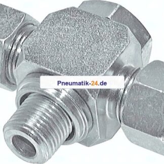 T-Schwenkverschraubung G 1-1/4"-35 L (M45x2), Stahl verzinkt