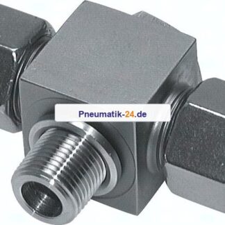 T-Schwenkverschraubung G 3/4"-22 L (M30x2), 1.4571