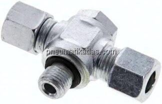 T-Schwenkverschraubung G 1/4"-10 L (M16x1,5), Stahl verzinkt