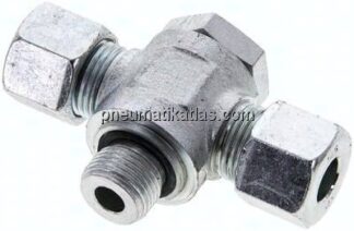 T-Schwenkverschraubung G 3/8"-10 S (M18x1,5), Stahl verzinkt