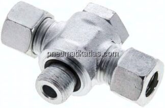 T-Schwenkverschraubung G 3/8"-12 L (M18x1,5), Stahl verzinkt