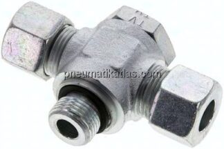 T-Schwenkverschraubung M 18x1,5-12 S (M20x1,5), Stahl verzinkt