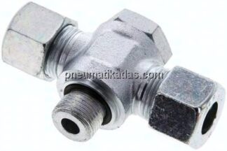 T-Schwenkverschraubung G 3/8"-12 S (M20x1,5), Stahl verzinkt