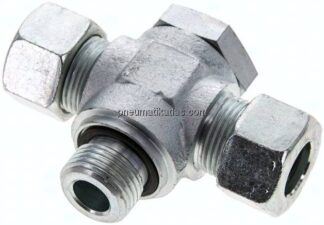 T-Schwenkverschraubung G 1/2"-15 L (M22x1,5), Stahl verzinkt