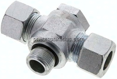 T-Schwenkverschraubung G 3/4"-20 S (M30x2), Stahl verzinkt