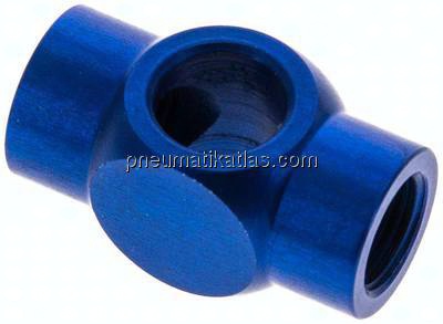 T-Ringstück mit Innengewinde G 1/8", Aluminium