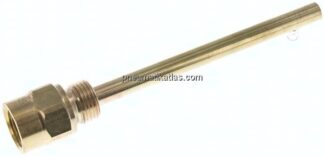 Schutzrohr zum Einschrauben (G 1/2"), 160mm, Cu-Legierung