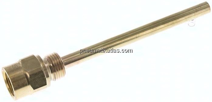 Schutzrohr zum Einschrauben (G 1/2"), 160mm, Cu-Legierung