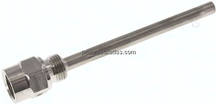 Schutzrohr zum Einschrauben (G 1/2"), 160mm, 1.4571
