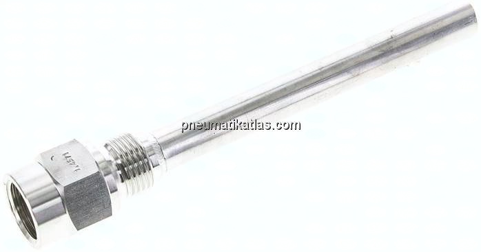 Schutzrohr f. Maschinenthermometer, 160mm, 1.4571