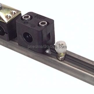 C-Tragschiene, 28x11mm, Stahl blank, 1mtr.