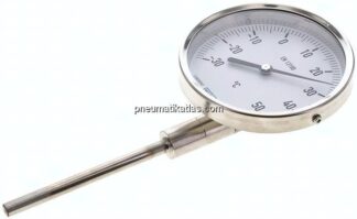 Bimetallthermometer, senkrecht D100/-30 bis +50°C/100mm