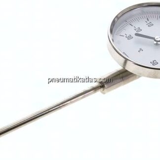 Bimetallthermometer, senkrecht D100/-30 bis +50°C/160mm