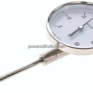 Bimetallthermometer, senkrecht D100/0 bis +60°C/100mm