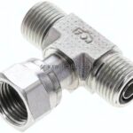ORFS-T-Verschraubung UN 11/16"-16(AG/IG/AG)