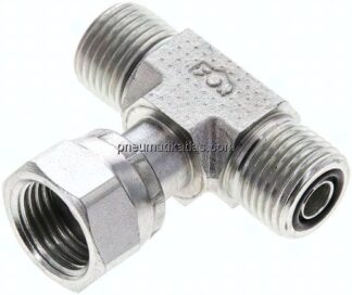 ORFS-T-Verschraubung UN 11/16"-16(AG/IG/AG)