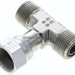 ORFS-T-Verschraubung UN 13/16"-16(AG/IG/AG)