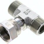 ORFS-T-Verschraubung UN 1-3/16"-12(AG/IG/AG)