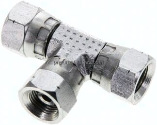 T-Verschraubung,60°Konus G 1/8" (IG), Stahl verzinkt