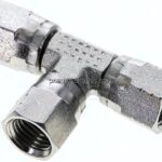 T-Verschraubung,UNF 7/16"-20 (JIC), Stahl verzinkt