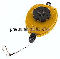 Federzug, 1 - 2 kg, 1,5 mtr. Seil