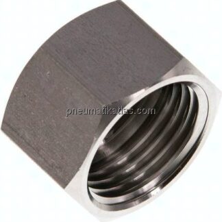 Überwurfmutter 1.4571, G 1/2", 6 / 9 / 13 mm