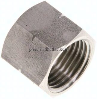 Überwurfmutter 1.4571, G 1/2" LH, 6 / 9 / 13 mm