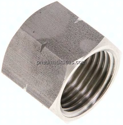 Überwurfmutter 1.4571, G 1/2" LH, 6 / 9 / 13 mm