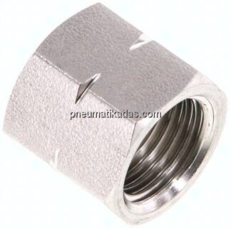 Überwurfmutter 1.4571, G 1/4" LH, 4 / 6 / 9 mm