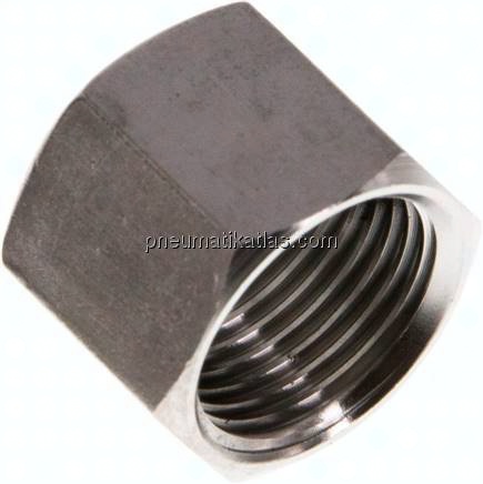 Überwurfmutter 1.4571, G 3/8", 4 / 6 / 9 mm