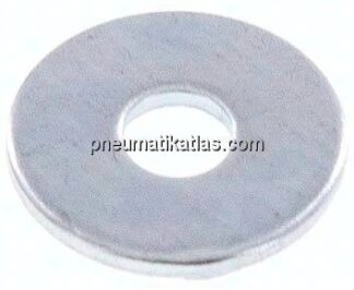 Kotflügelscheibe, 4,3x15mm, Stahl verzinkt