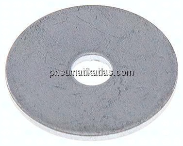 Kotflügelscheibe, 4,3x20mm, Stahl verzinkt