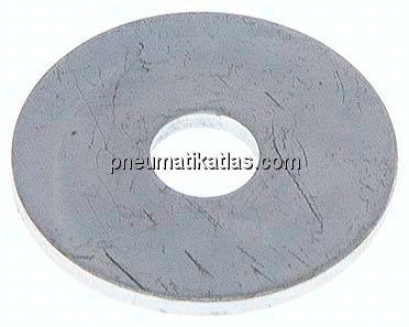 Kotflügelscheibe, 5,3x20mm, Stahl verzinkt