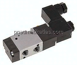 3/2-Wege Magnetventil, G 1/8", Federrückstellung (NC), 24 V AC