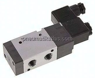 3/2-Wege Magnetventil, G 1/4", Federrückstellung (NC), 12 V DC