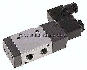 3/2-Wege Magnetventil, G 1/4", Federrückstellung (NC), 12 V DC