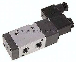 3/2-Wege Magnetventil, G 1/4", Federrückstellung (NC), 24 V DC