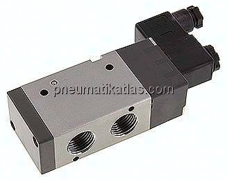 3/2-Wege Magnetventil, G 1/2", Federrückstellung (NC), 12 V DC