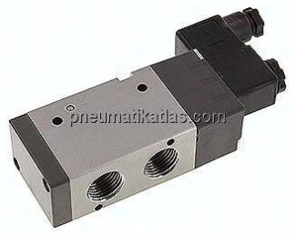 3/2-Wege Magnetventil, G 1/2", Federrückstellung (NO), 12 V DC