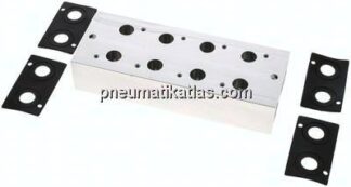 Mehrfachanschlussplatte (4-fach) für 3/2-Wege Ventile
