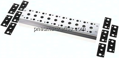 Mehrfachanschlussplatte (10-fach) für 5/2-Wege & 5/3-Wege Ventile