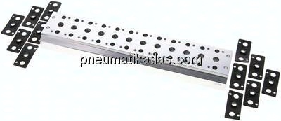 Mehrfachanschlussplatte (12-fach) für 5/2-Wege & 5/3-Wege Ventile