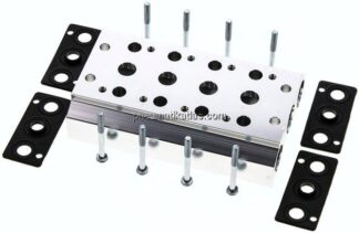 Mehrfachanschlussplatte (4-fach) für 5/2-Wege & 5/3-Wege Ventile