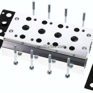Mehrfachanschlussplatte (4-fach) für 5/2-Wege & 5/3-Wege Ventile