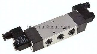 5/2-Wege Magnetventil, G 1/2", Impulsventil, 12 V DC