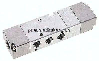 5/3-Wege Pneumatikventil, G 1/8", Mittelstellung geschlossen